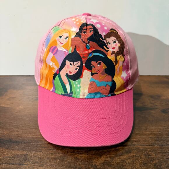 Disney Princess Pink Strapback Hat Official Disney Princess License - Picture 1 of 5